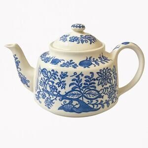 Vintage Sadler Blue Onion English Teapot – Made in England